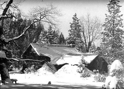 Lolomi Lodge at the James Reserve, circa 1960